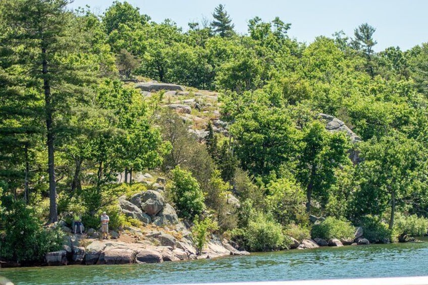 St Lawrence River - Rock Island Lighthouse on a Glass Bottom Boat Tour