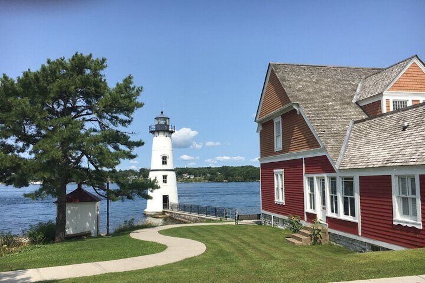 St Lawrence River - Rock Island Lighthouse on a Glass Bottom Boat Tour