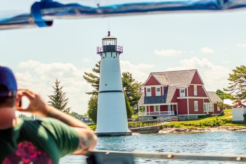 St Lawrence River - Rock Island Lighthouse on a Glass Bottom Boat Tour
