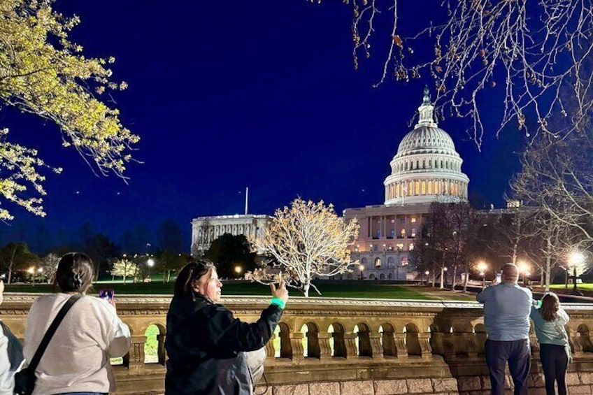 Best LED Guided Night Tour - Downtown DC Hotel Pick up included