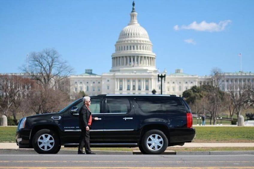 Vehicle that we use for the Tour Cadillac SUV