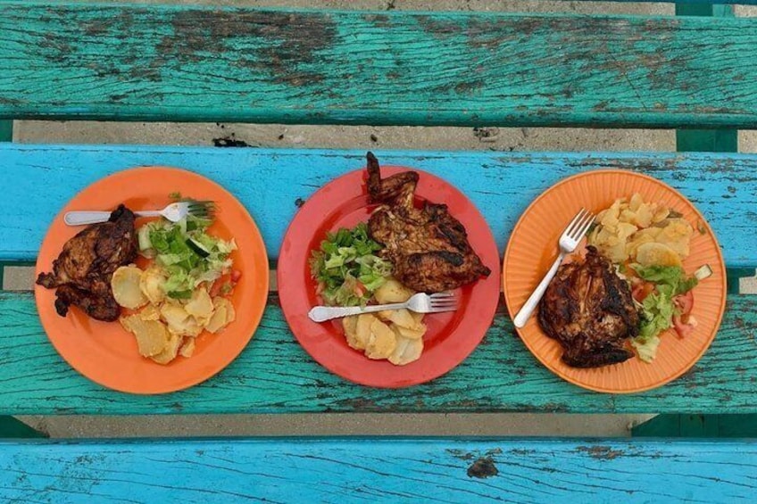 Enjoy a Belizean Island BBQ...