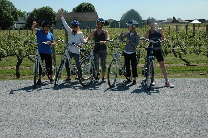 Cycling thru wine country!