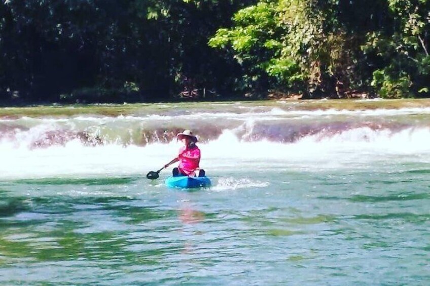 Kayaking on the Mopan River