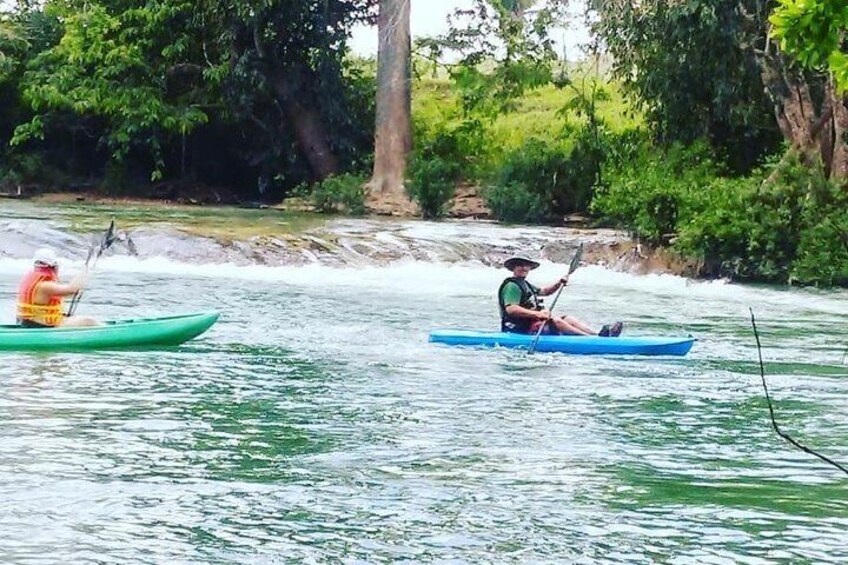 Kayaking on the Mopan River