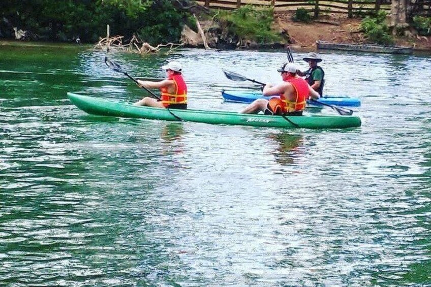 Kayaking on the Mopan River