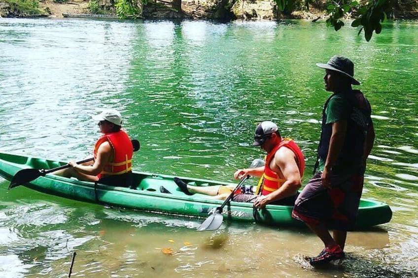 Kayaking on the Mopan River