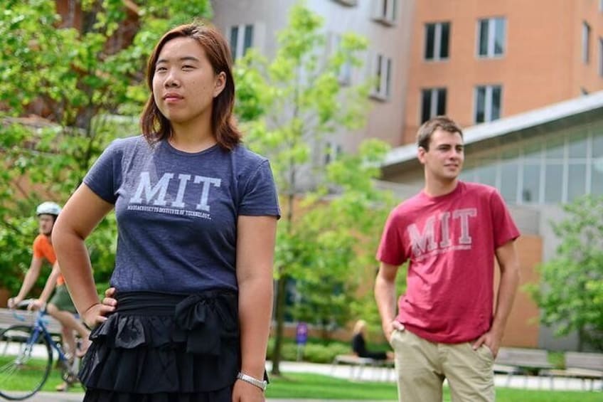 Guides outside Stata Center