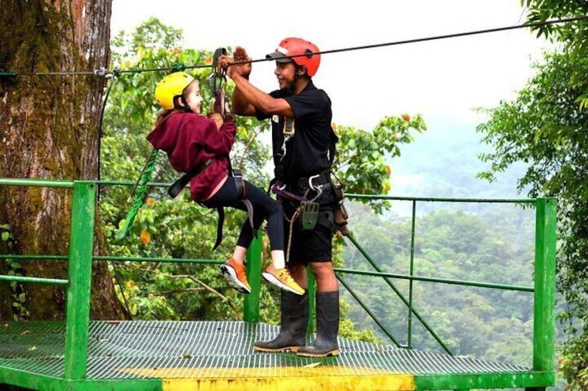 Costa Rica zip lining tour