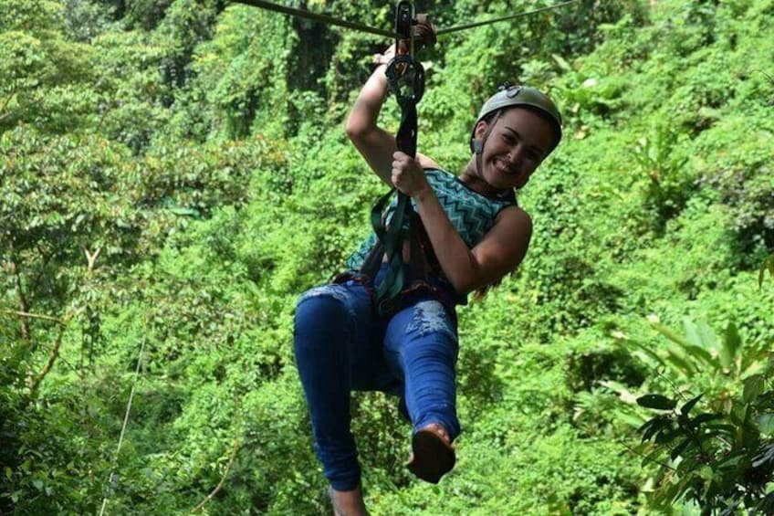 Experience the zip lining adventure