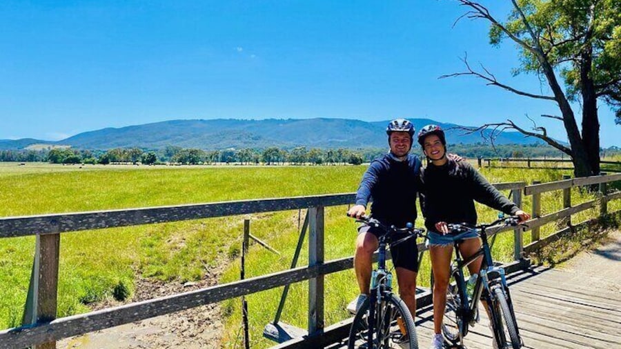View of the Yarra Ranges from Warburton Rail Trail.
