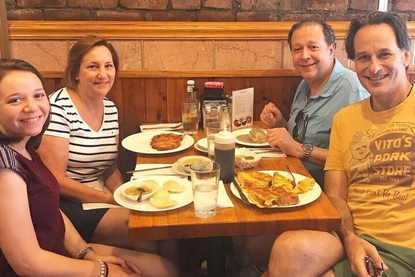 My Polish American people bonding over pierogi!