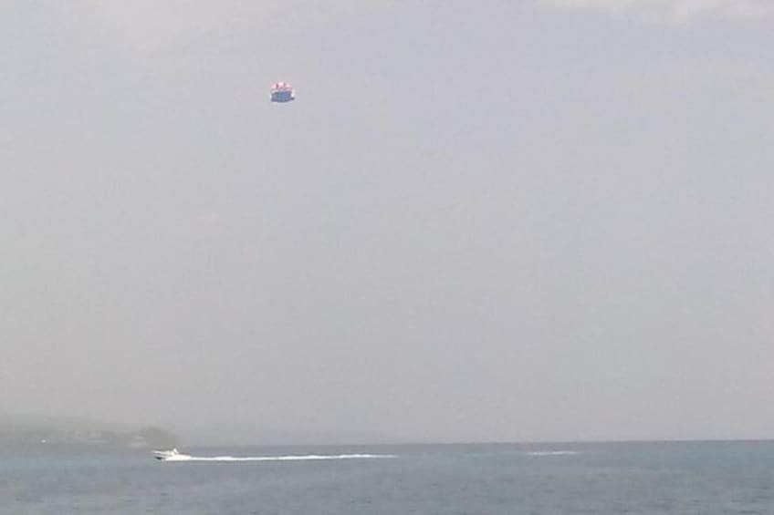 flying high parasailing