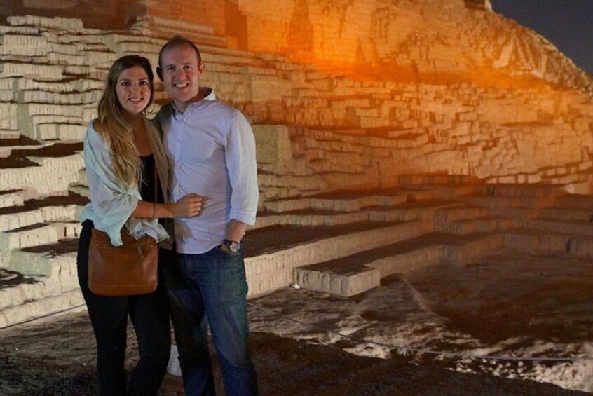 Get a priviledged view of pre-Incan ruins at night