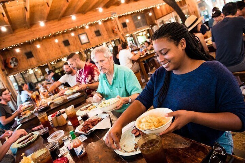 Plenty of meats and sides to go around