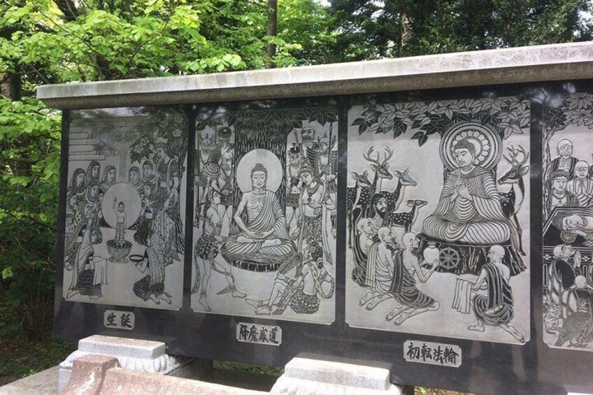 Buddha relief sculpture
