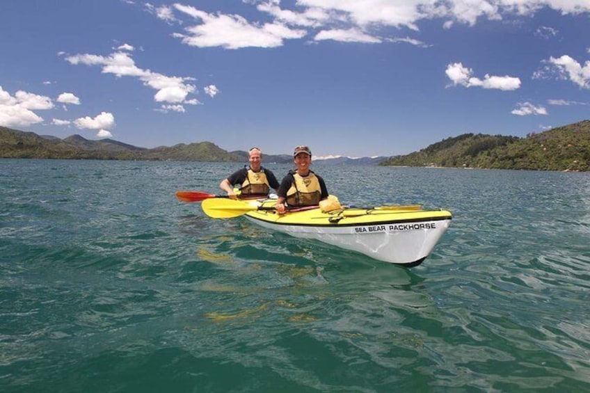 Kayaking in the Queen Charlotte Sounds