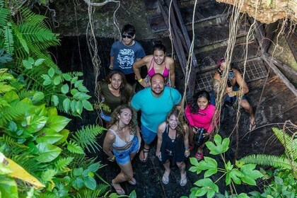 Tour Privado con 3 Cenotes + 5 Tirolesas + Almuerzo Maya