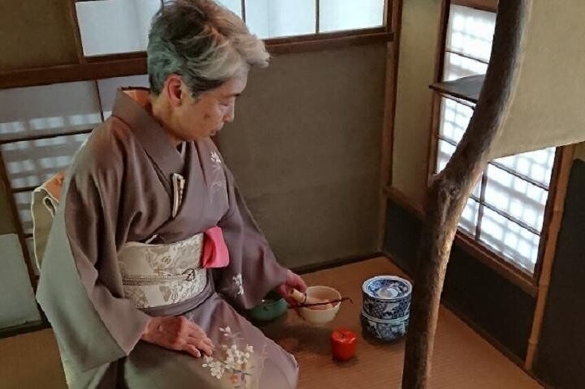 JapanTea ceremony at World heritage