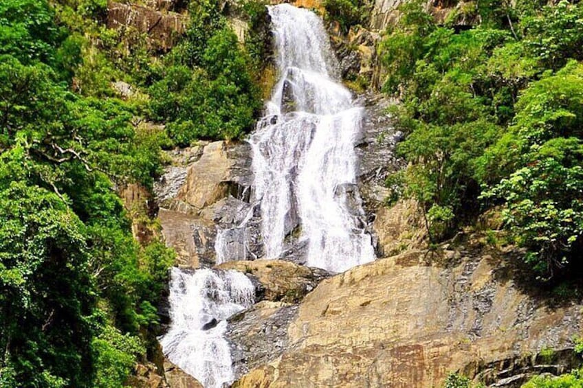 Cairns 4WD Rainforest Waterfall Tour Including a Great Barrier Reef Island Tour