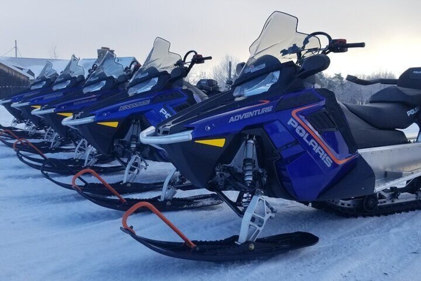 snowmobiling activity rides of 1 hour 30