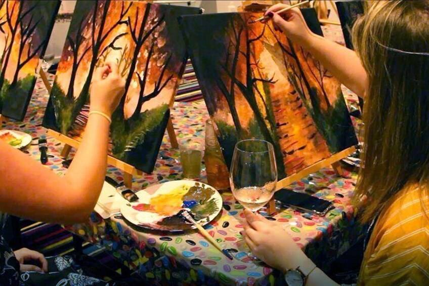 Friday Night 2 for 1 Paint and Sip Art Sessions