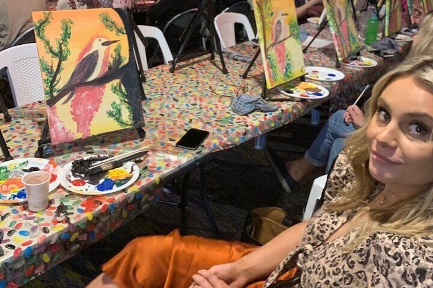 Paint and Sip BYO in Brisbane CBD Friday night