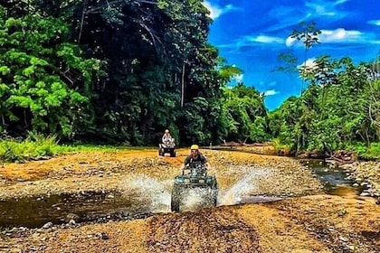 Off- Road ATV Adventure Tour in a Private 850 Acre Park Waterfalls+ Ocean v...