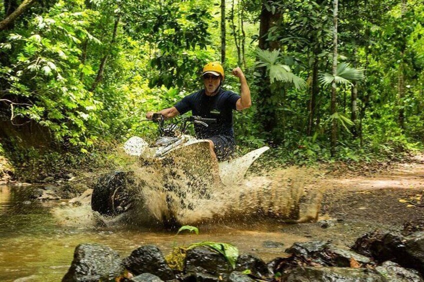 Off- Road ATV Adventure Tour in a Private 850 Acre Park Waterfalls+ Ocean view