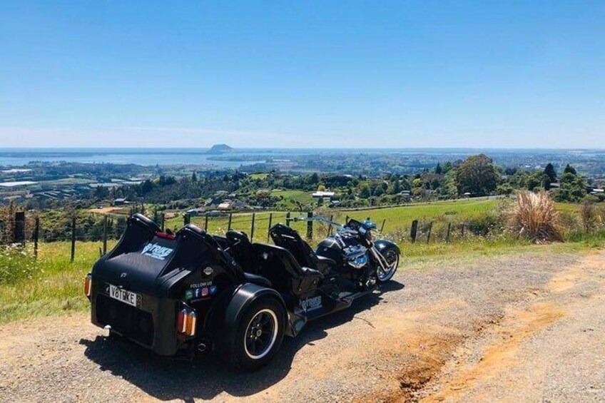 Minden Lookout - visit our website www.v8triketours.co.nz to book this tour