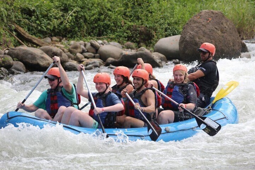 La Fortuna white water rafting + Lunch at Monkey Park Private Natural Reserve