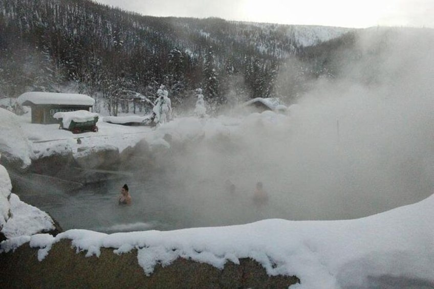Soak in the world-famous hot springs and your care and worries fade away!