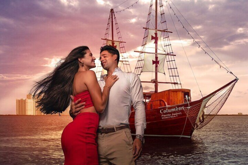 Romantic 3 Course Dinner at Spanish Galleon in Cancun