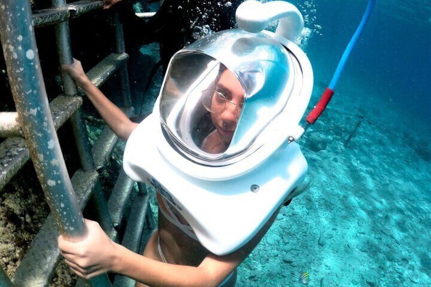 SeaTrek Underwater Helmet Diving Experience in Downtown Cozumel