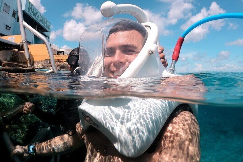 SeaTrek Underwater Helmet Diving Experience in Downtown Cozumel