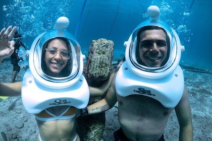 SeaTrek Underwater Helmet Diving Experience i centrala Cozumel