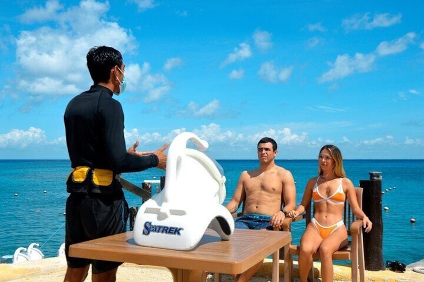 SeaTrek Underwater Helmet Diving Experience in Downtown Cozumel