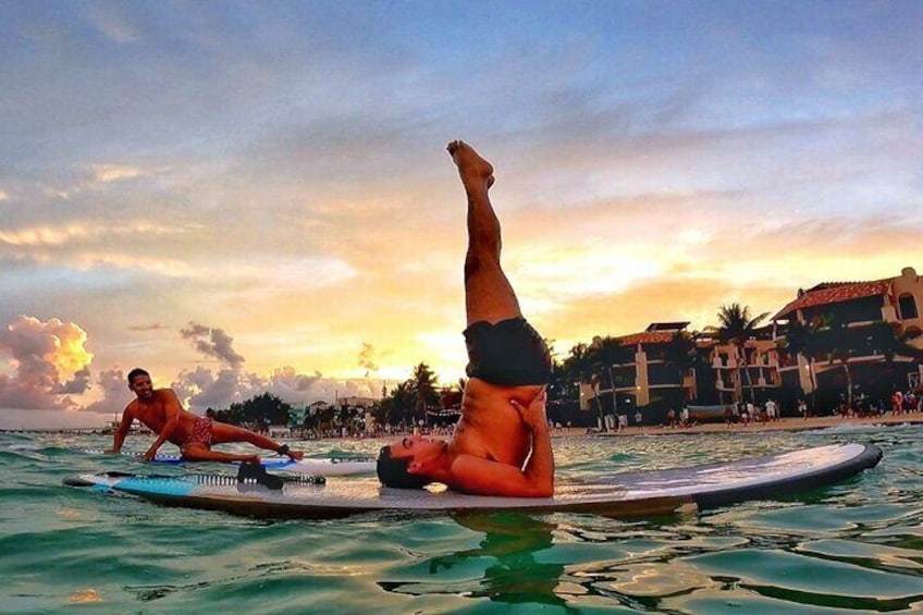Guided Paddleboard Tour At Sunset Caribbean Sea - For All levels