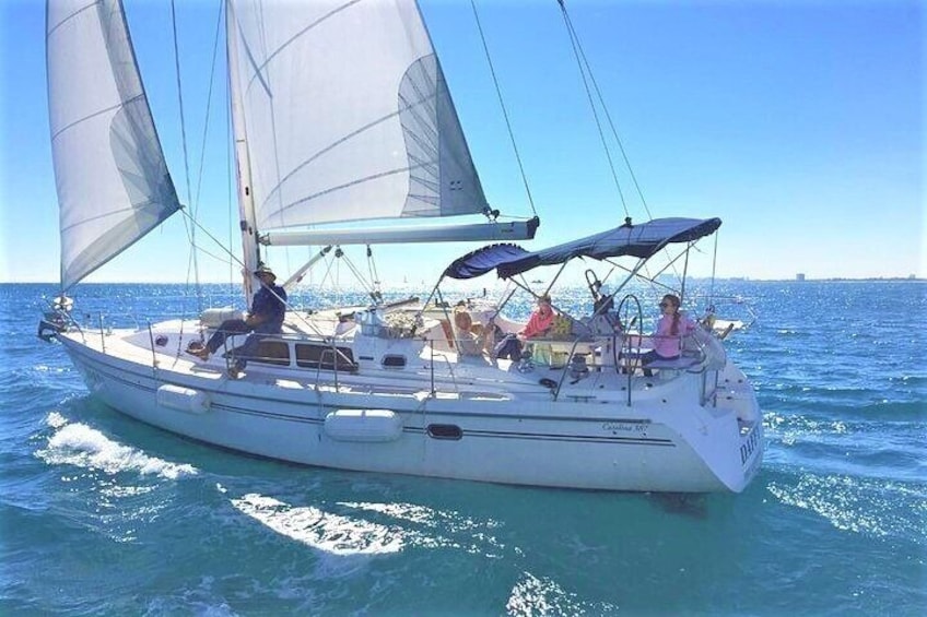 8-Hour Customizable Sailing Charter from Fort Lauderdale with Snorkeling 