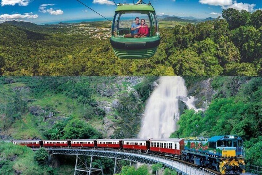 Skyrail Rainforest Cableway and Kuranda Scenic Train