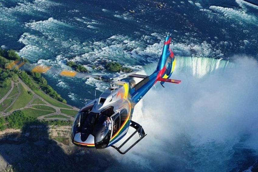 Add on the experience of a lifetime with a helicopter tour of Niagara Falls!