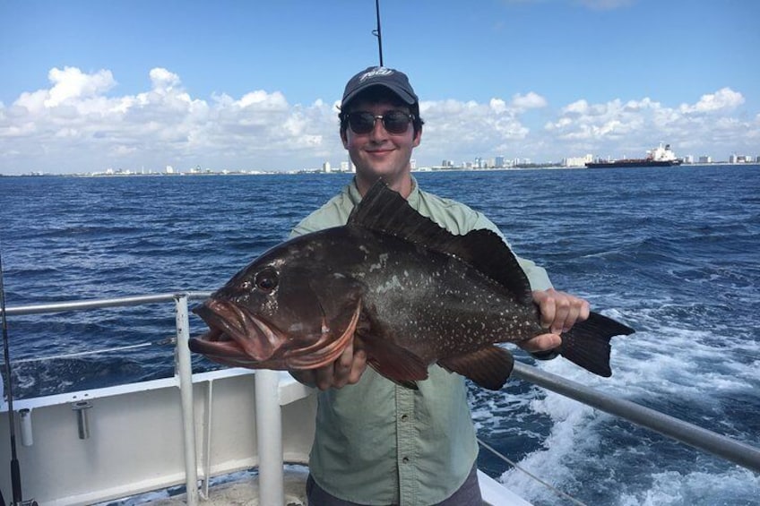 This grouper put up a big fight!