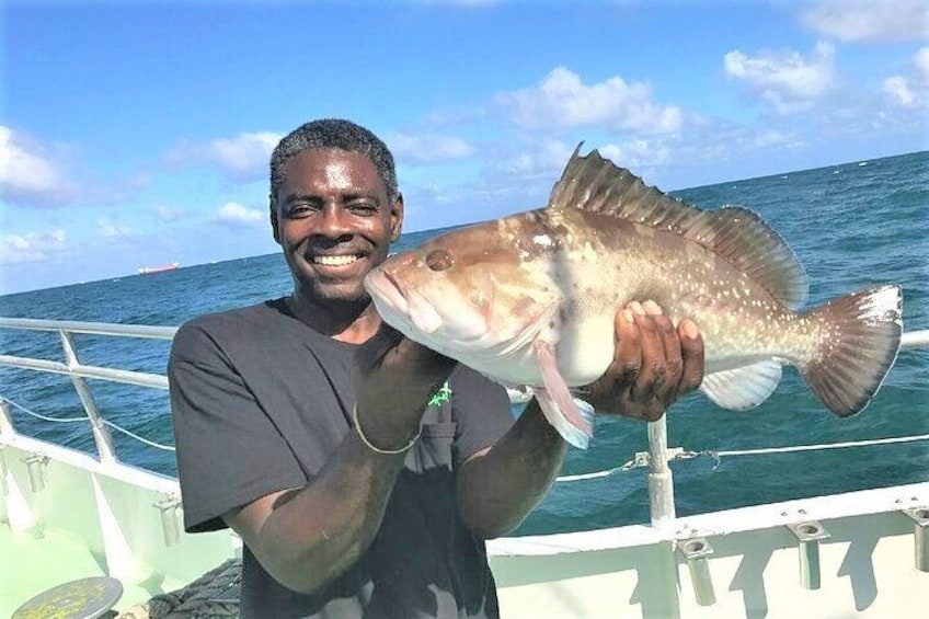 This guy found a nice grouper