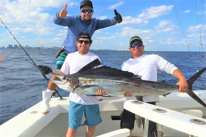 Beautiful sailfish caught and released by these brothers