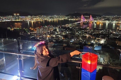 Visit Busan night matket and enjoy the night view of Busan Pier
