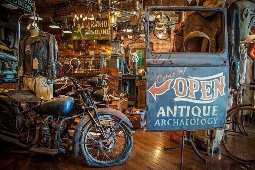 Optional Visit to Antique Archaeology owned by Mike Wolf of American Pickers Show on the History Channel...(let your guide know before hand if this is a stop you want to make)