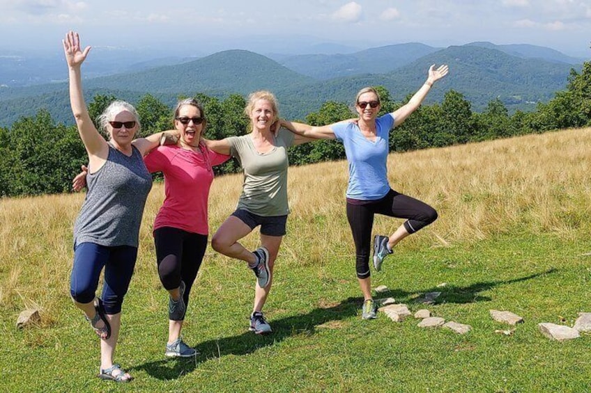 Unplug, unwind, and reconnect with each other. Yoga Hikes are a lovely way to celebrate and a wonderful experience for girls getaway weekends, family gatherings, birthdays.