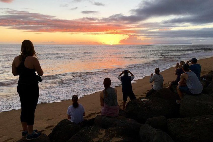 Ride all the way down to the Pacific to watch sunset