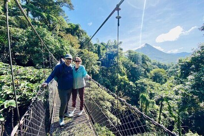 Half-Day Tour with Hanging Bridges and Arenal Volcano Hike