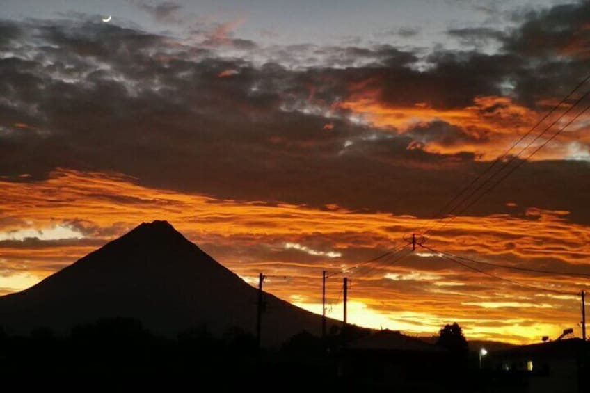 Sunset at Arenal Volcano